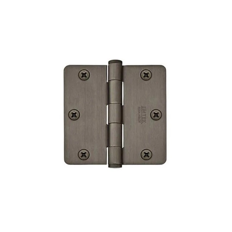 Emtek 92023 Heavy Duty 3-1/2" x 3-1/2" with 1/4"-Radius Corners Steel Hinge