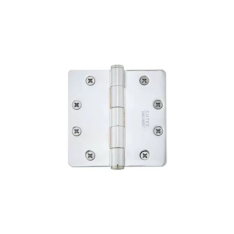 Emtek 92025 Heavy Duty 4-1/2" x 4-1/2" with 1/4"-Radius Corners Steel Hinge