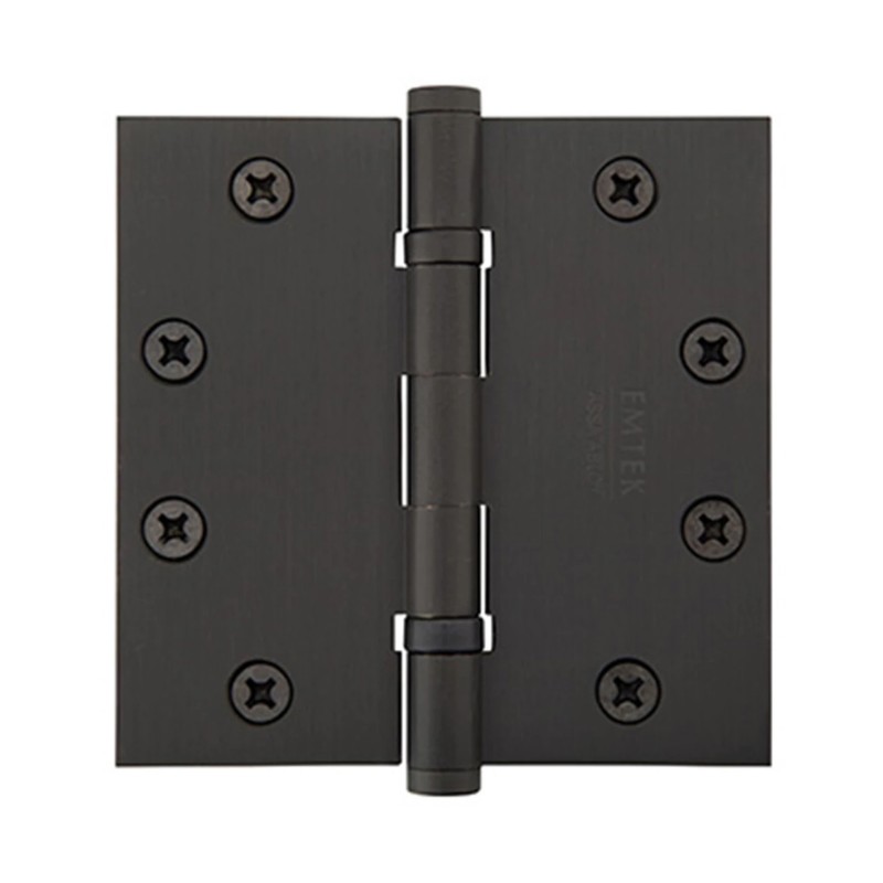 Emtek 94015 Ball Bearing 4-1/2" x 4-1/2" Square Corner Steel Hinge