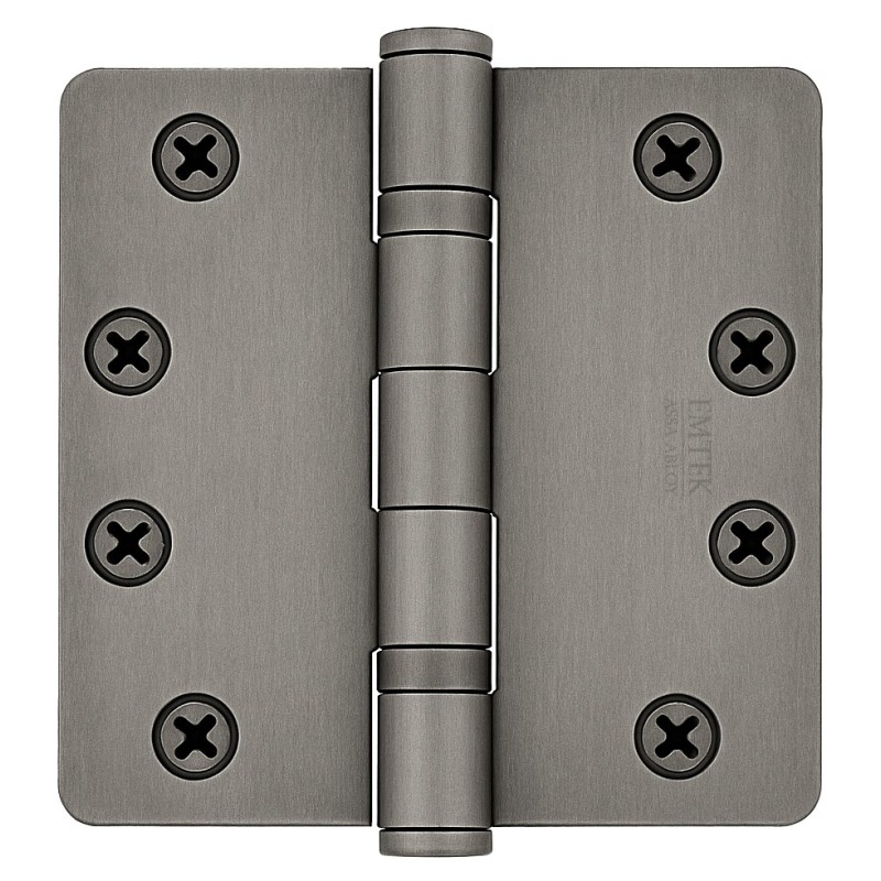 Emtek 94024 Ball Bearing 4" x 4" with 1/4"-Radius Corners Steel Hinge