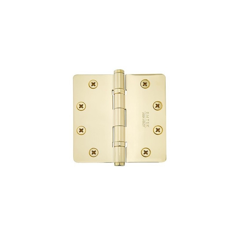 Emtek 94025 Ball Bearing 4-1/2" x 4-1/2" with 1/4"-Radius Corners Steel Hinge
