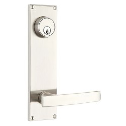 Emtek Modern 9 inch Keyed Sideplate