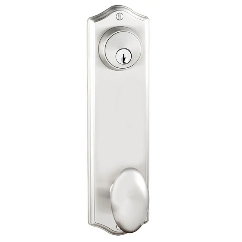 Emtek Colonial 9 inch Keyed Sideplate
