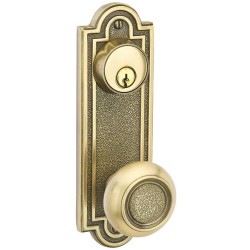 Emtek Belmont 7-1/2 inch Keyed Sideplate