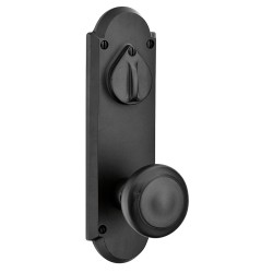 Emtek Style 5 Sandcast Bronze 8-1/8 inch Keyed Sideplate