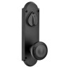 Emtek Style 5 Sandcast Bronze 8-1/8 inch Keyed Sideplate