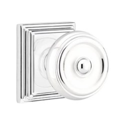 Emtek Waverly Knob with Wilshire Rosette