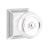 Emtek Waverly Knob with Wilshire Rosette