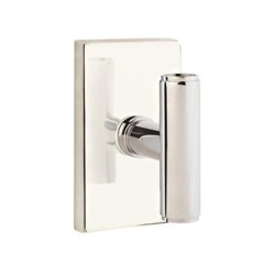 Emtek Ace Knob with Modern Rectangular Rosette
