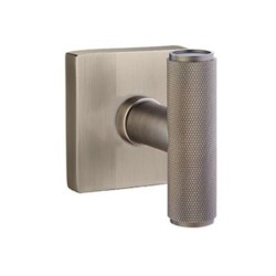 Emtek Ace Knurled Knob with Square Rosette