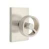 Emtek Spoke Knob with Modern Rectangular Rosette