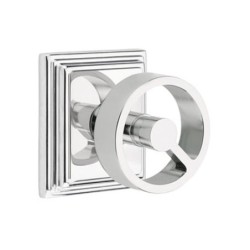Emtek Spoke Knob with Wilshire Rosette