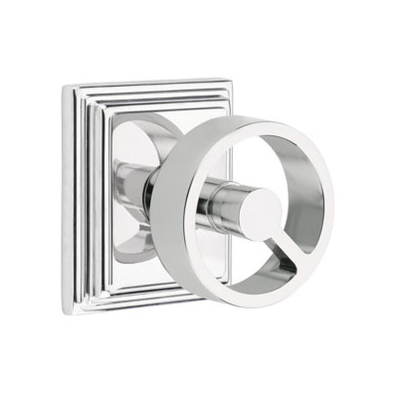 Emtek Spoke Knob with Wilshire Rosette