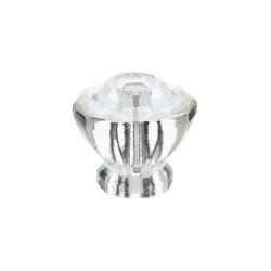 Emtek Astoria 1-1/8 inch Glass Cabinet Knob 86017
