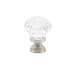 Emtek Diamond 1 inch Glass Cabinet Knob 86003