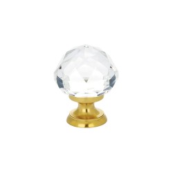 Emtek Diamond 1 inch Glass Cabinet Knob 86003