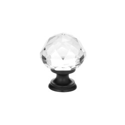 Emtek Diamond 1-3/4 inch Glass Cabinet Knob 86209
