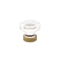 Emtek Old Town 1 inch Glass Cabinet Knob 86010