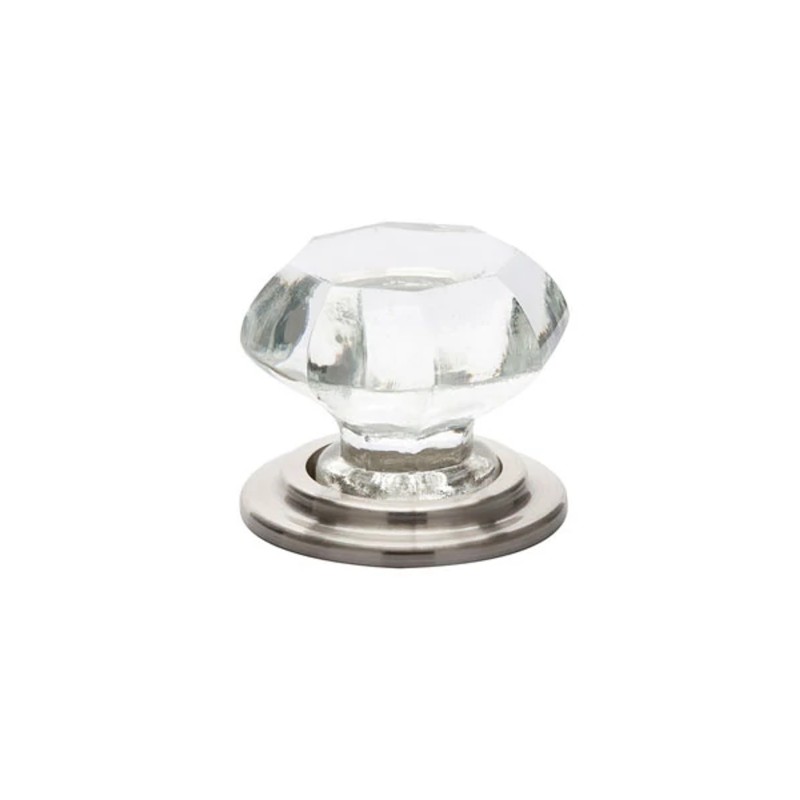 Emtek Old Town 1-3/4 inch Glass Wardrobe Knob 86028