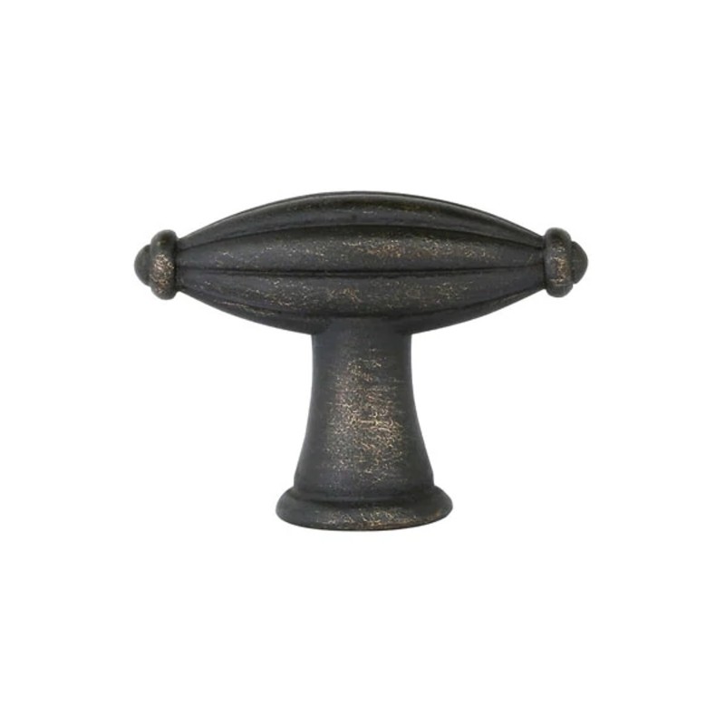 Emtek 3 inch Tuscany Bronze Fluted T-Knob 86228