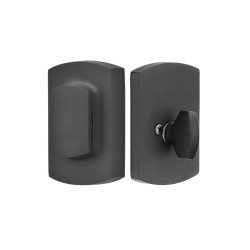 Emtek Ridgemont Single-Cylinder Sandcast Bronze Deadbolt Set