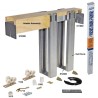 Johnson Hardware 153068PF Pocket Door Frame Kit for 36" x 80" Door