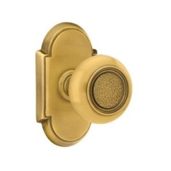 Emtek Belmont Knob with Style 8 Rosette