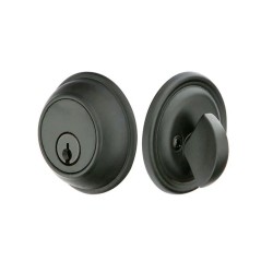 Emtek Classic Tuscany Bronze Single-Cylinder Deadbolt Set