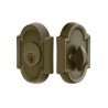 Emtek Style 11 Single-Cylinder Tuscany Bronze Deadbolt Set