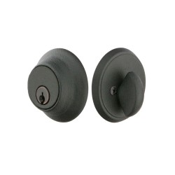 Emtek Style 2 Single-Cylinder Wrought Steel Deadbolt Set