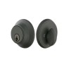 Emtek Style 2 Single-Cylinder Wrought Steel Deadbolt Set