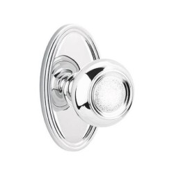 Emtek Belmont Knob with Oval Rosette