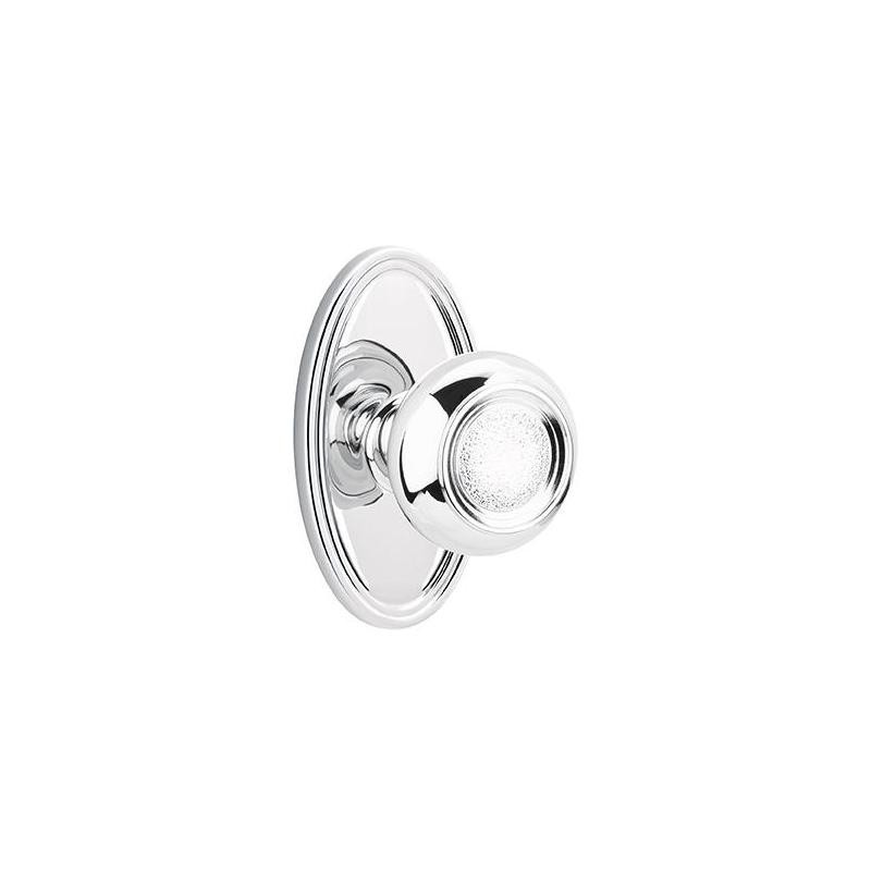 Emtek Belmont Knob with Oval Rosette