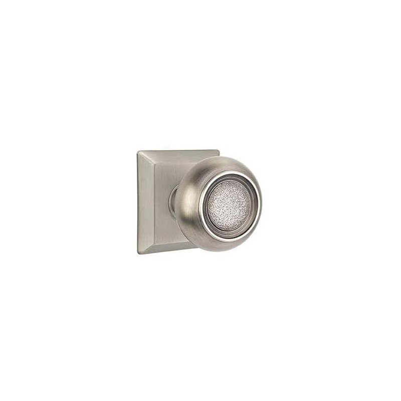 Emtek Belmont Knob with Quincy Rosette