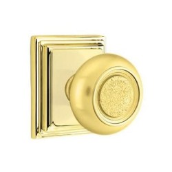 Emtek Belmont Knob with Wilshire Rosette