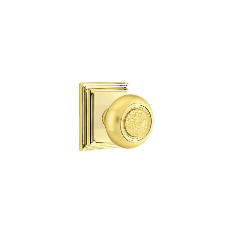 Emtek Belmont Knob with Wilshire Rosette