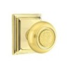Emtek Belmont Knob with Wilshire Rosette