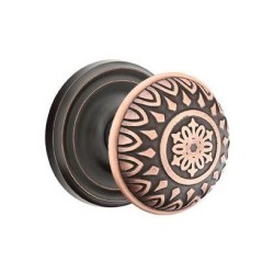 Emtek Lancaster Knob with Regular Rosette