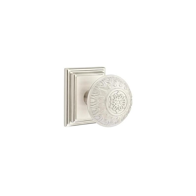 Emtek Lancaster Knob with Wilshire Rosette