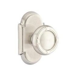 Emtek Ribbon and Reed Knob with Style 8 Rosette