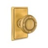 Emtek Ribbon and Reed Knob with Rectangular Rosette