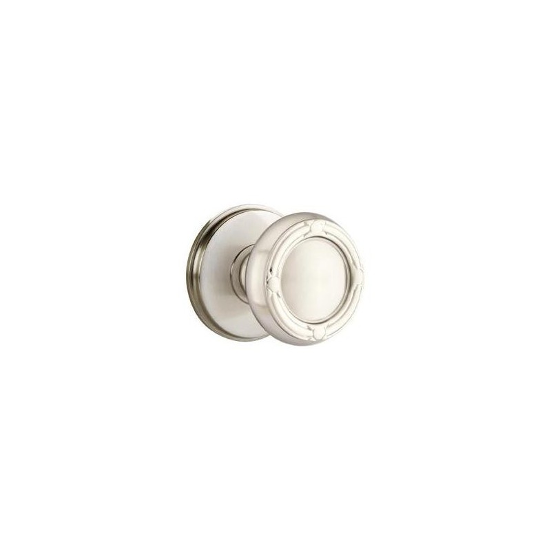 Emtek Ribbon and Reed Knob with Watford Rosette
