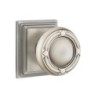Emtek Ribbon and Reed Knob with Wilshire Rosette