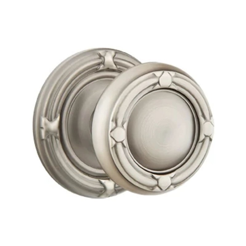 Emtek Ribbon and Reed Knob with Ribbon and Reed Rosette