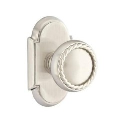 Emtek Rope Knob with Style 8 Rosette