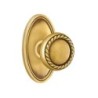 Emtek Rope Knob with Oval Rosette