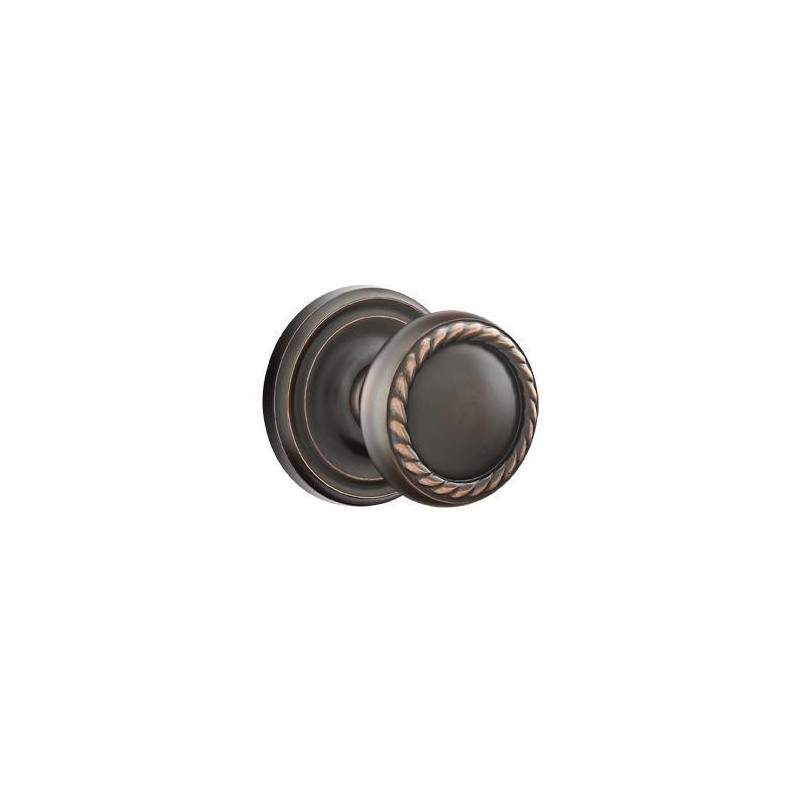 Emtek Rope Knob with Regular Rosette