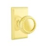 Emtek Rope Knob with Rectangular Rosette