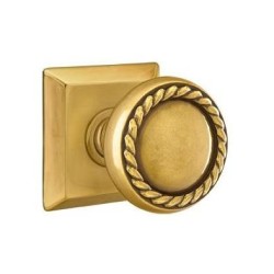 Emtek Rope Knob with Quincy Rosette