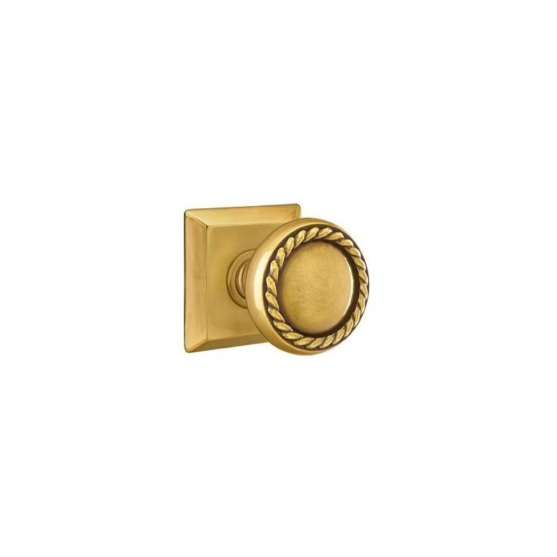 Emtek Rope Knob with Quincy Rosette
